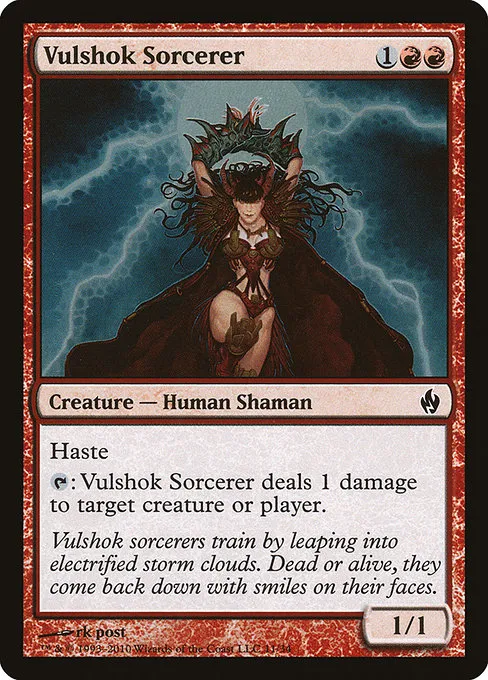 Vulshok Sorcerer · Premium Deck Series: Fire and Lightning 11/34
