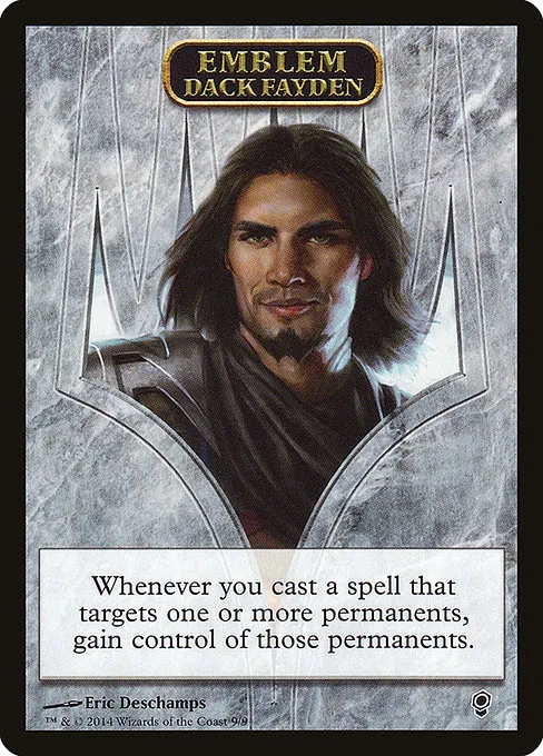Dack Fayden Emblem · Conspiracy Tokens 9/9