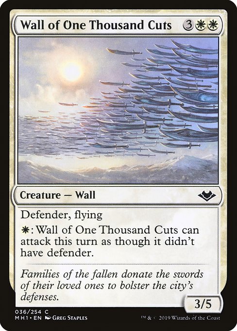 Wall of One Thousand Cuts · Modern Horizons 36/255