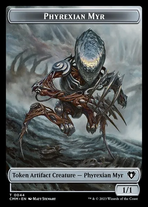Phyrexian Myr · Commander Masters Tokens 44/81