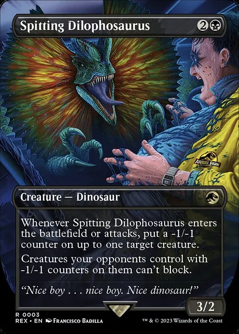 Spitting Dilophosaurus · Jurassic World Collection 3/45