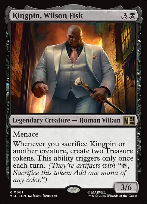Kingpin, Wilson Fisk · Marvel Super Heroes Commander 661/9