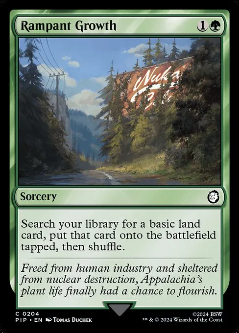 Rampant Growth · Fallout 204/1068