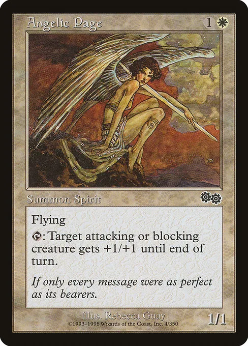Angelic Page · Urza's Saga 4/357
