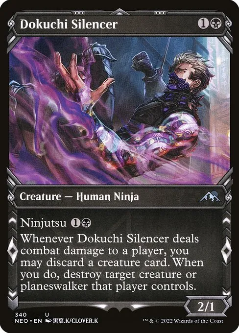 Dokuchi Silencer · Kamigawa: Neon Dynasty 340/531