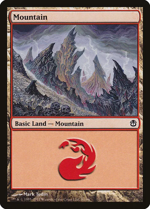 Mountain · Duel Decks: Ajani vs. Nicol Bolas 80/80