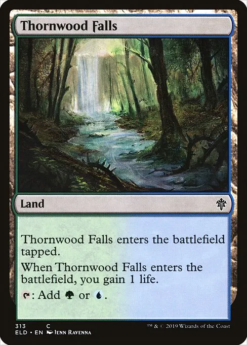 Thornwood Falls · Throne of Eldraine 313/398