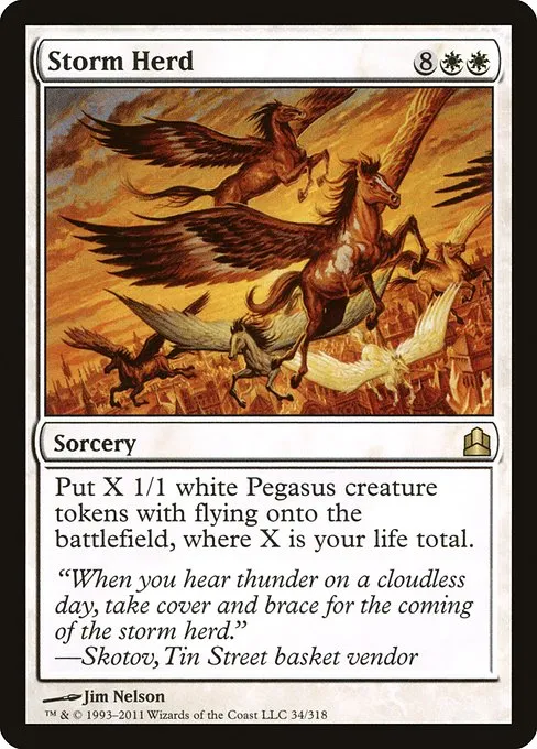 Storm Herd · Commander 2011 34/318