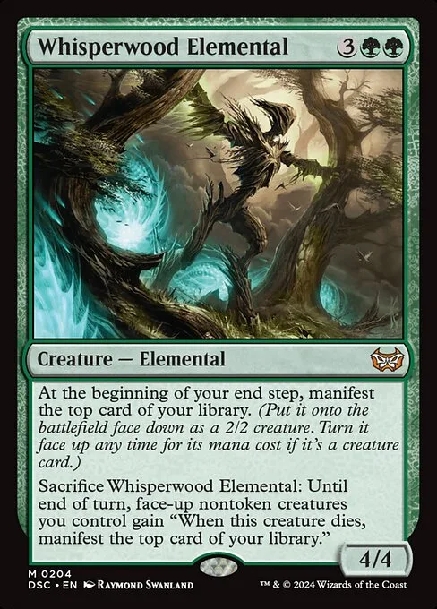 Whisperwood Elemental · Duskmourn: House of Horror Commander 204/373