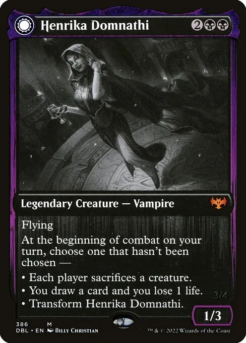 Henrika Domnathi // Henrika, Infernal Seer · Innistrad: Double Feature 386/535