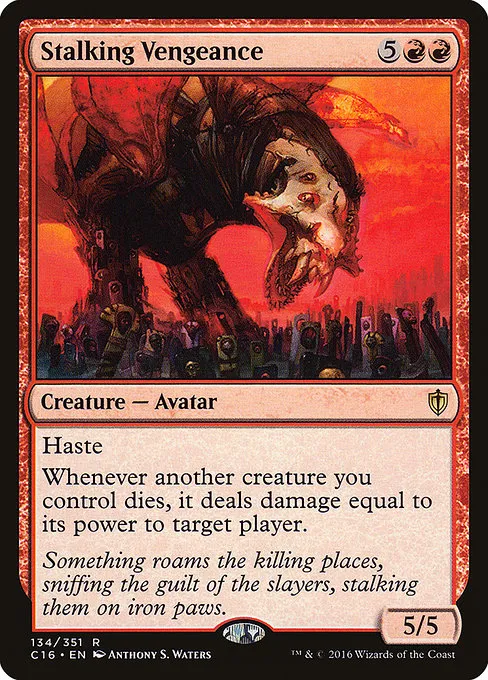 Stalking Vengeance · Commander 2016 134/351