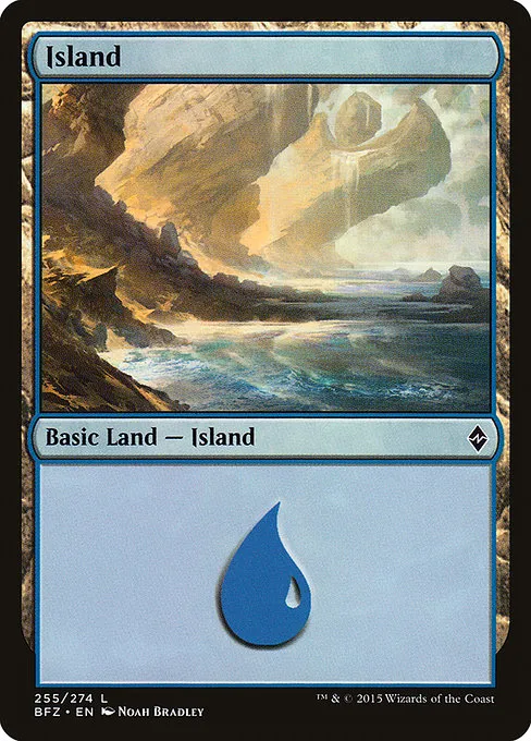 Island · Battle for Zendikar 255a/299