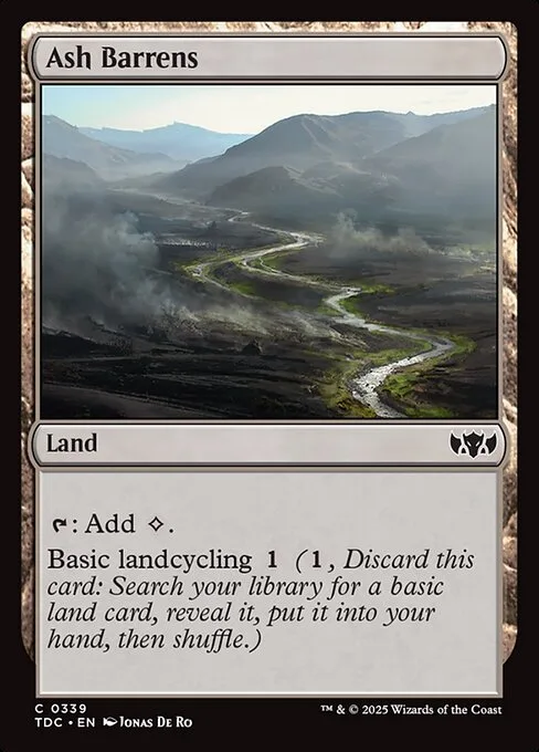 Ash Barrens · Tarkir: Dragonstorm Commander 339/413