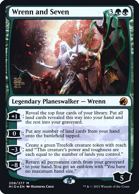 Wrenn and Seven · Innistrad: Midnight Hunt Promos 208s/155