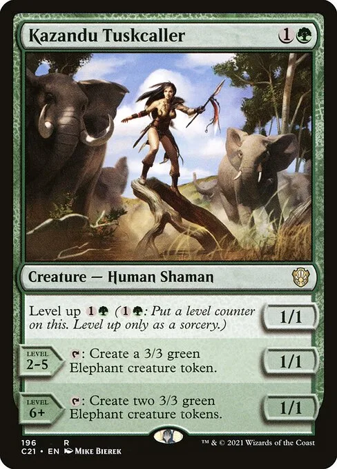 Kazandu Tuskcaller · Commander 2021 196/409