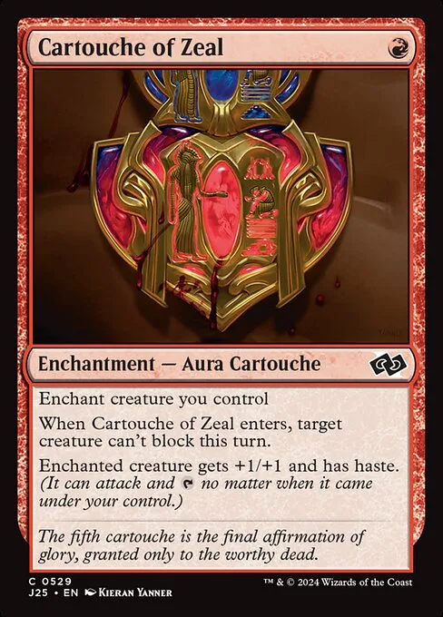 Cartouche of Zeal · Foundations Jumpstart 529/779