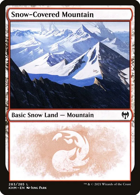Snow-Covered Mountain · Kaldheim 283/425