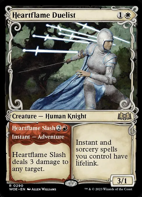 Heartflame Duelist // Heartflame Slash · Wilds of Eldraine 290/381