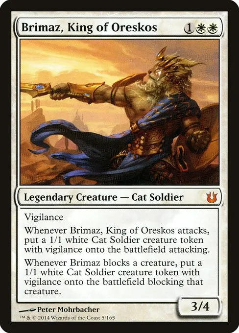 Brimaz, King of Oreskos · Born of the Gods 5/165