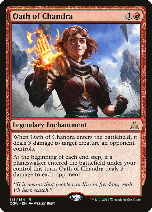 Oath of Chandra · Oath of the Gatewatch 113/187