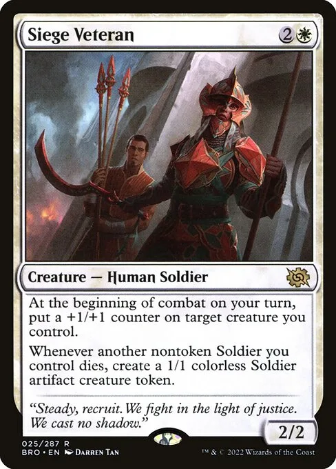 Siege Veteran · The Brothers' War 25/399