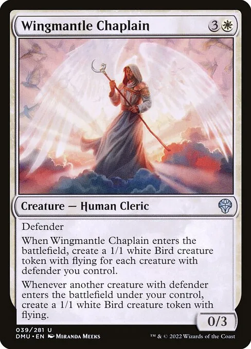 Wingmantle Chaplain · Dominaria United 39/453