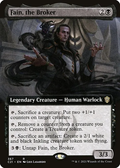 Fain, the Broker · Commander 2021 367/409