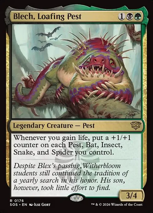 Blech, Loafing Pest · Secrets of Strixhaven 176/368