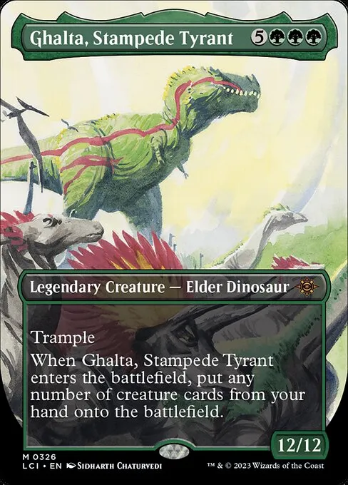 Ghalta, Stampede Tyrant · The Lost Caverns of Ixalan 326/416