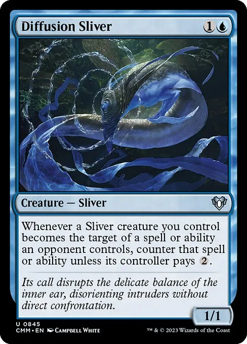 Diffusion Sliver · Commander Masters 845/1067