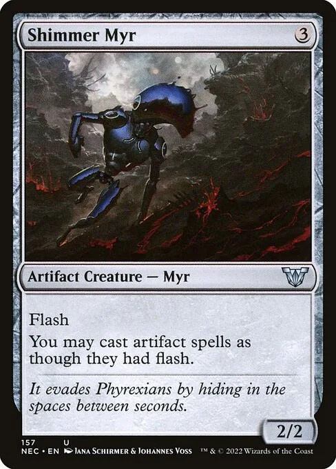Shimmer Myr · Neon Dynasty Commander 157/179