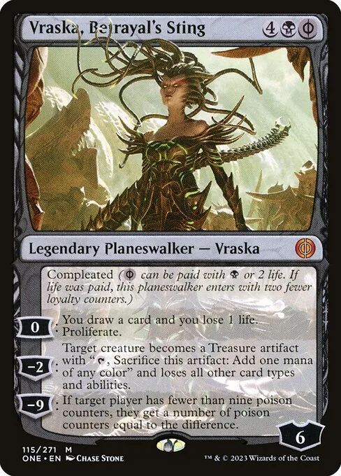 Vraska, Betrayal's Sting · Phyrexia: All Will Be One 115/479