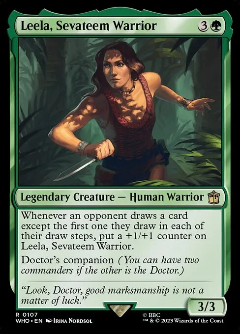 Leela, Sevateem Warrior · Doctor Who 107/1178
