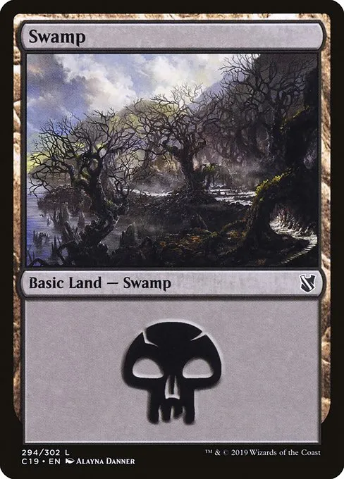 Swamp · Commander 2019 294/302
