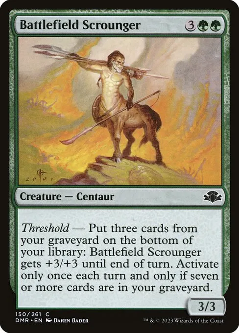Battlefield Scrounger · Dominaria Remastered 150/457