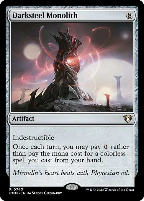 Darksteel Monolith · Commander Masters 743/1067