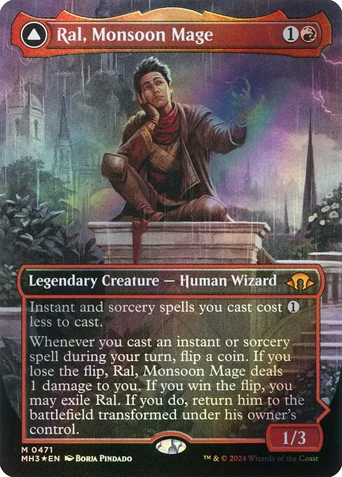 Ral, Monsoon Mage // Ral, Leyline Prodigy · Modern Horizons 3 471/528