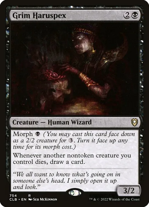 Grim Haruspex · Commander Legends: Battle for Baldur's Gate 754/936