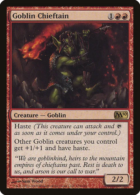 Goblin Chieftain · Magic 2010 139/249