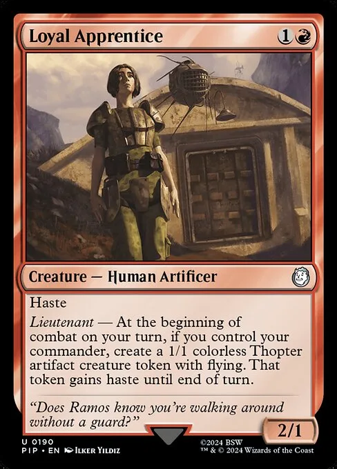 Loyal Apprentice · Fallout 190/1068