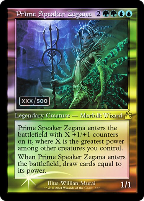Prime Speaker Zegana · Ravnica Remastered 377z/531