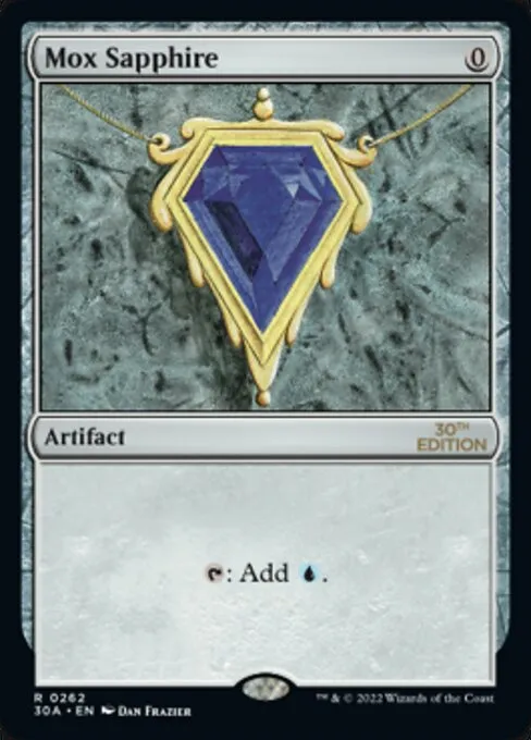 Mox Sapphire · 30th Anniversary Edition 262/594