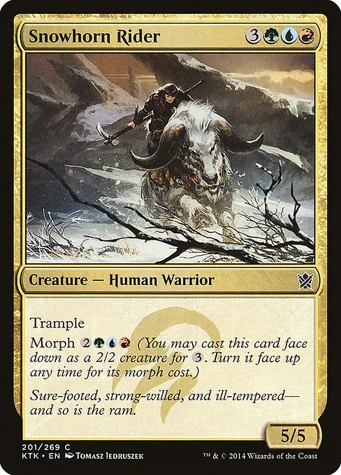 Snowhorn Rider · Khans of Tarkir 201/293