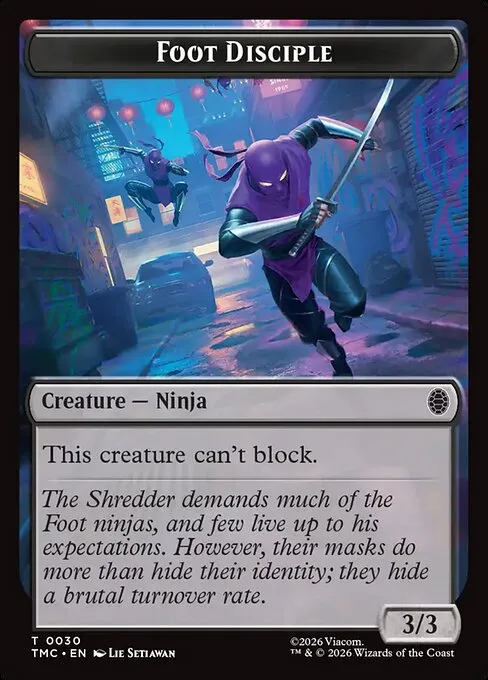 Foot Disciple · Teenage Mutant Ninja Turtles Eternal Tokens 30/31