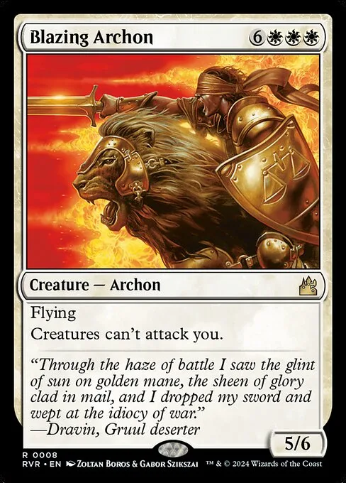 Blazing Archon · Ravnica Remastered 8/531