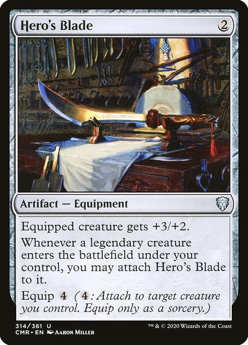 Hero's Blade · Commander Legends 314/718