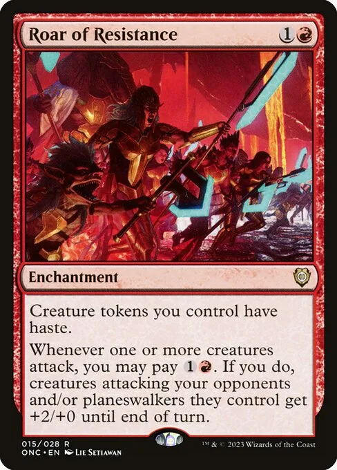 Roar of Resistance · Phyrexia: All Will Be One Commander 15/174