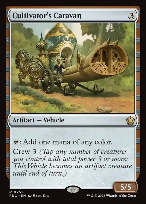 Cultivator's Caravan · Foundations Commander 251/3