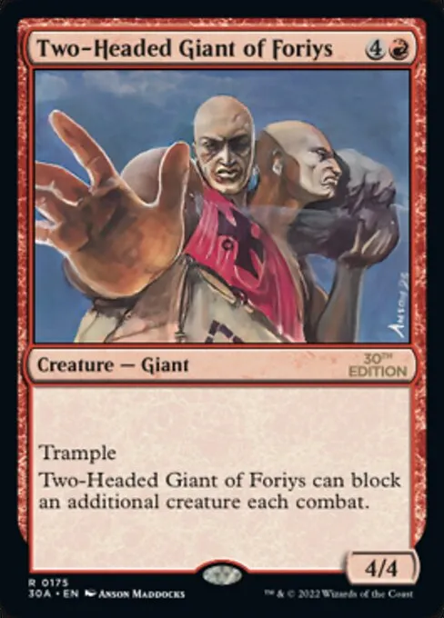 Two-Headed Giant of Foriys · 30th Anniversary Edition 175/594