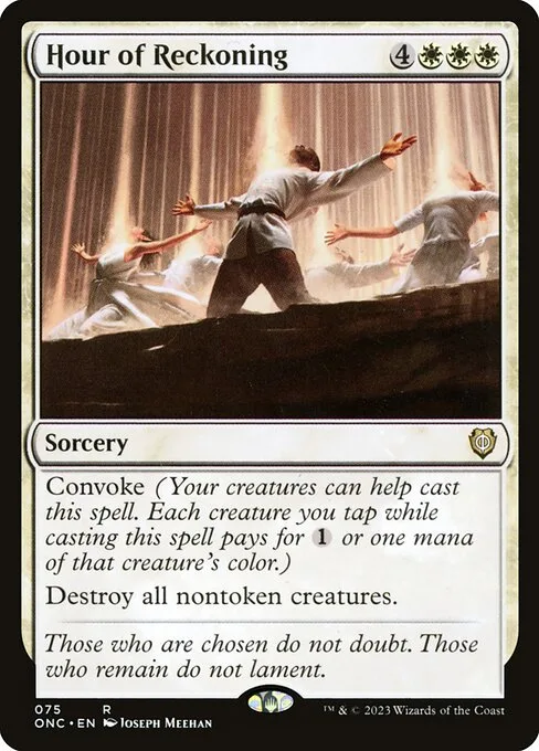 Hour of Reckoning · Phyrexia: All Will Be One Commander 75/174